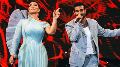 أصالة وأحمد سعد يشعلان احتفالية اليوم السعودي بمهرجان مراسي|صور