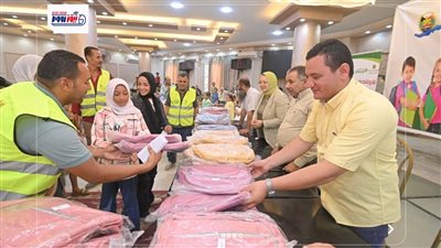 التضامن الاجتماعى.. تنظيم حفل لتوزيع شنط وأدوات مدرسية على 400 تلميذ بالفيوم