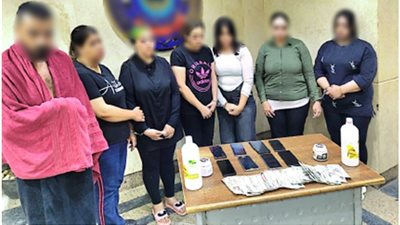 سقوط شبكة لممارسة الأعمال المنافية للآداب داخل نادٍ صحى غير مرخص بالنزهة