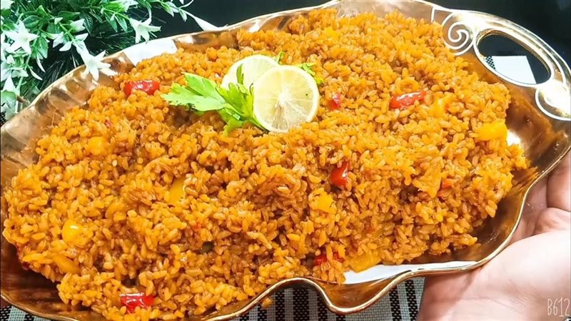 طريقة عمل أرز الصيادية