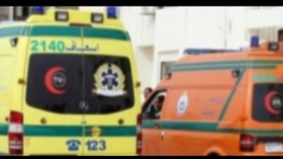 إصابة 8 أشخاص من أسرة واحدة في حادث تصادم بالبحيرة