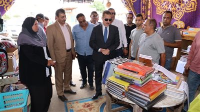 محافظ المنوفية يتفقد إنشاءات عمارات الإسكان الاقتصادي ومعرض «أهلاً مدارس»