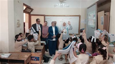 جولة ميدانية لـ وكيل تعليم بني سويف على مدارس إدارة ناصر التعليمية