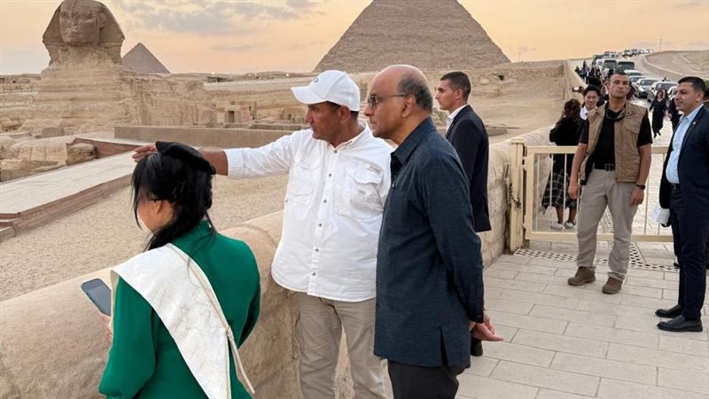 جانب من الزيارة 