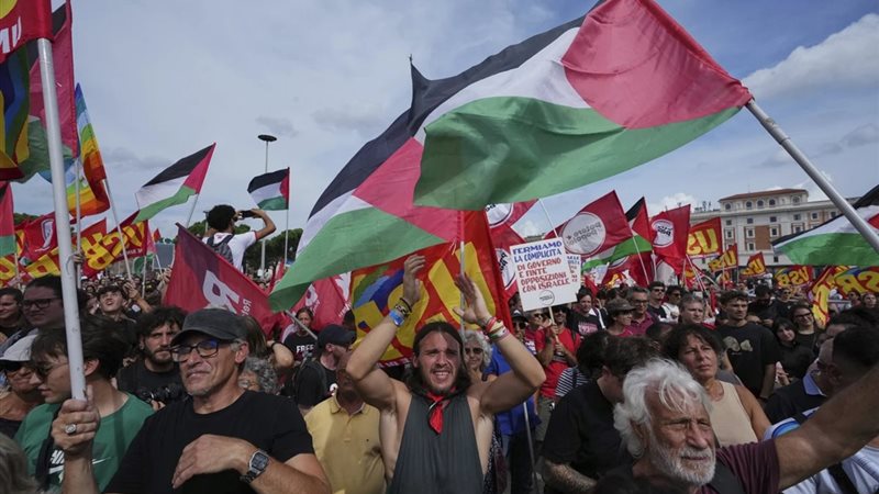 مظاهرات إيطاليا