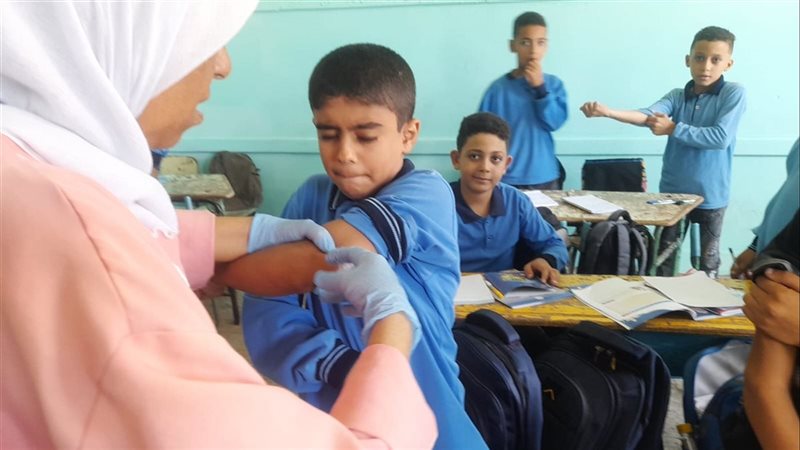 تطعيم تلاميذ ضد الإلتهاب