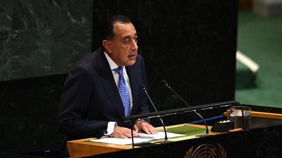 نيابة عن الرئيس السيسي.. كلمة مدبولي في مؤتمر حل الدولتين بالأمم المتحدة