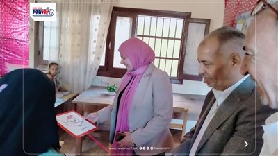 رئيس مركز أبشواي تتفقد المدارس لمتابعة انتظام العملية التعليمية