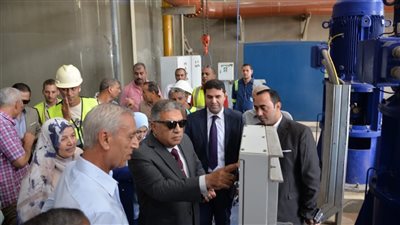 محافظ الدقهلية يعلن بدء تشغيل محطة مياه الشرب 
