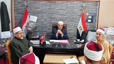 وكيل وزارة أوقاف أسيوط يترأس لجنة مقابلات أعضاء المدارس العلمية