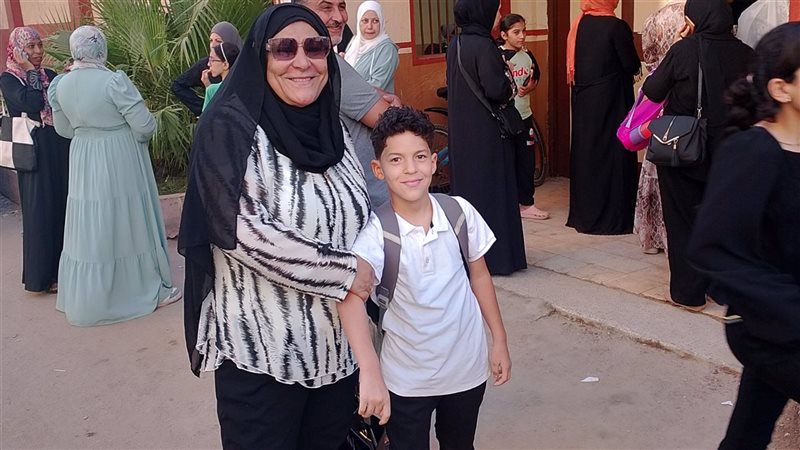 توافد الطلاب المدارس