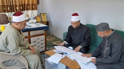 وكيل أوقاف الشرقية يتفقد إدارات أنشاص ومشتول السوق