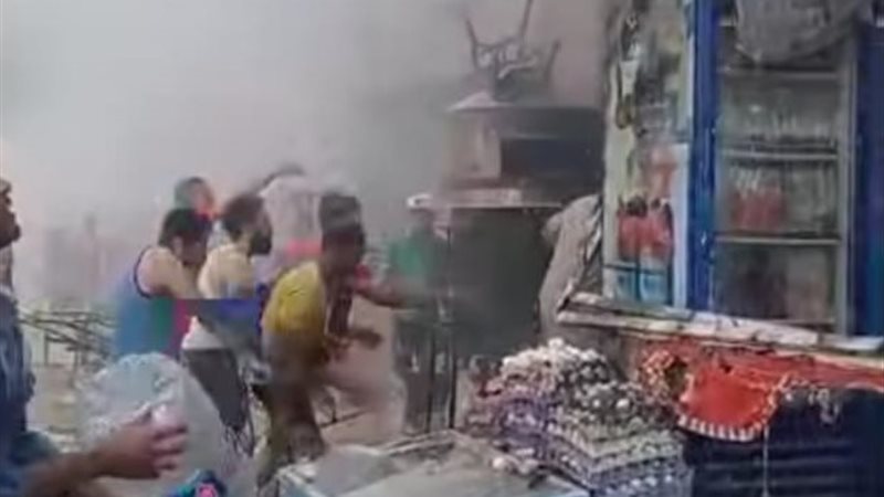 اثار الحريق 