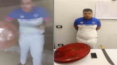 سلاح أبيض ودرع حديدي في مشهد صادم بالإسكندرية... ضبط المتهم بعد انتشار الفيديو