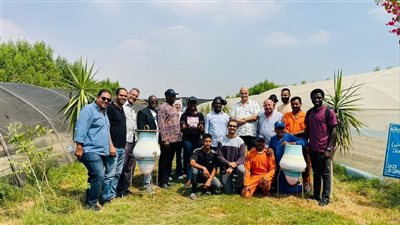 ختام البرنامج التدريبي لوفد غانا بمزرعة الزاوية لتعزيز التعاون الأفريقي