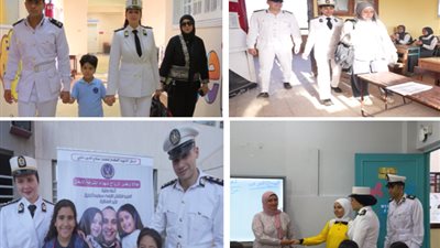 بمناسبة بدء العام الدراسى الجديد.. الداخلية تصطحب أبناء الشهداء إلى مدارسهم