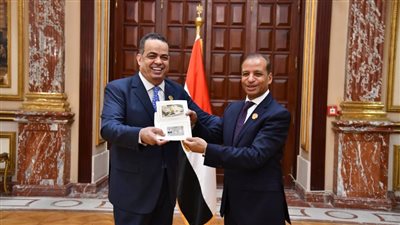 النائب عصام هلال يصل مجلس الشيوخ ويتسلم كارنيه العضوية