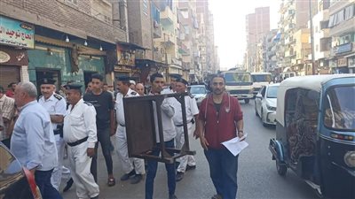 حملات مكبرة لتنفيذيين الشرقية لرفع الاشغالات وضبط الشوارع