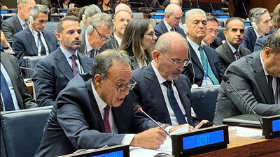 وزير الخارجية يشارك في اجتماع التحالف الدولي لتنفيذ حل الدولتين