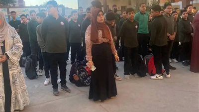 متابعة تعليمية بمدرسة تل الكاشف الإعدادية بدمياط لتوفير بيئة جاذبة للطلاب