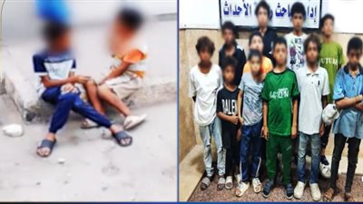 ضبط 11 طفل متسول بعد تداول فيديو لتدخين السجائر أمام محطة القطار