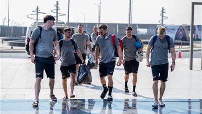 وصول كاليفورنيا إيجلز إلى العاصمة الإدارية للمشاركة في بطولة العالم لكرة اليد