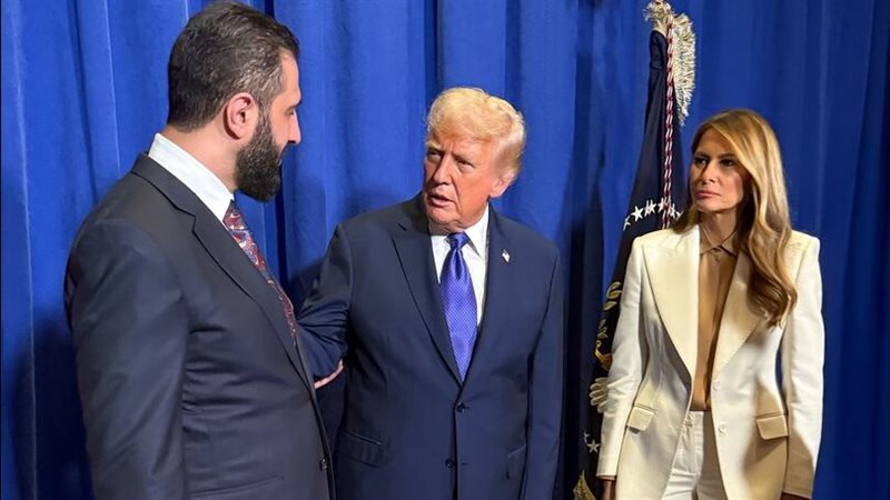 لقاء الشرع وترامب