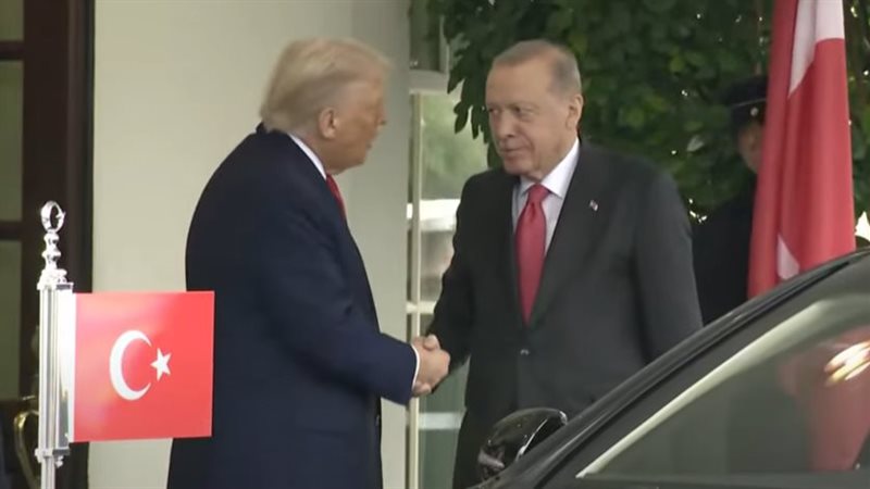 استقبال ترامب لأردوغان