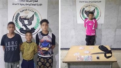 ضبط متهمين استغلوا 18 طفلا في التسول وترويج المخدرات بالجيزة