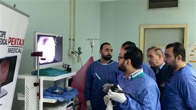 نجاح أول عملية منظار فراغ ثالث لمريض يعانى من تعذر ارتخاء المريء بالمنوفية 