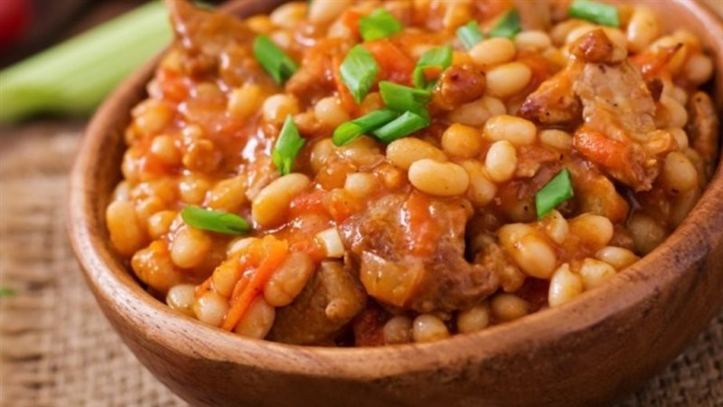 فاصوليا باللحمه