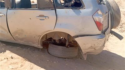 إصابة 5 أشخاص إثر وقوع حادث انقلاب سيارة ملاكي بالصحراوي الغربي