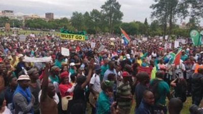آلاف المتظاهرين في جنوب أفريقيا يطالبون بقطع العلاقات مع إسرائيل |فيديو
