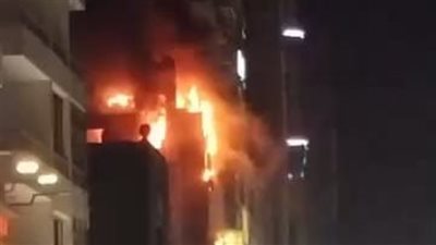 زوج يشعل النار فى شقته بعد مشاجرة مع زوجته ببولاق الدكرور  