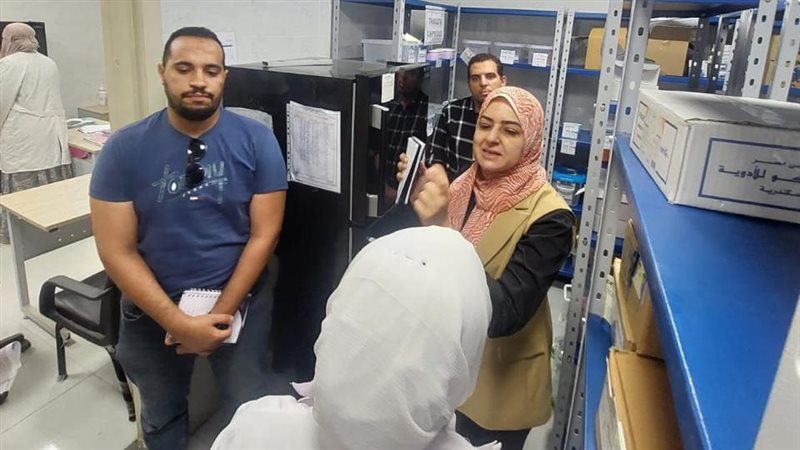 جانب من زيارة الفريق