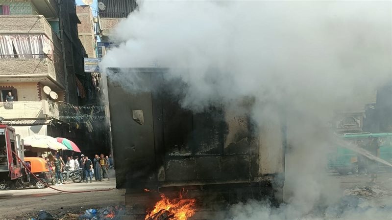 حريق شبرا الخيمة