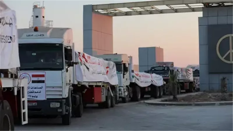 تدفق المساعدات لغزة