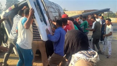 معظمهم فتيات.. ننشر أسماء المصابين في انقلاب ميكروباص بالمنوفية 