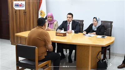 نائب محافظ الفيوم يبحث 23 حالة لحل مشاكلهم بمركز أبشواي