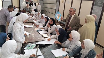 جولات ميدانية لمتابعة انتظام الدراسة في مدارس بني سويف الفنية