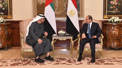 الرئيس السيسي ورئيس الإمارات يرحبان بمبادرة ترامب لوقف الحرب على غزة