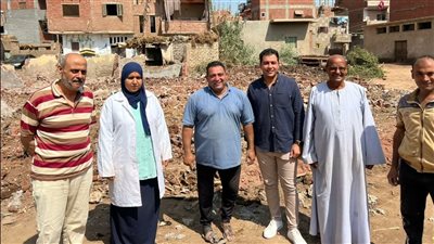 من أجل مستقبل أفضل| النائب محمد مصطفى يتابع إنشاء الوحدة البيطرية بقرية التلين