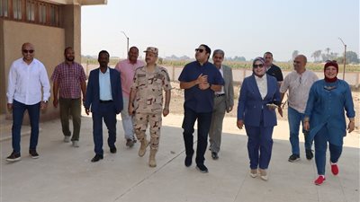 بني سويف: تفقد مواقع مشروع التدريب العملي لمواجهة الأزمات والكوارث