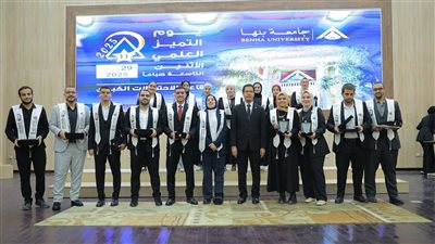 رئيس جامعة بنها يشهد احتفالية الجامعة بيوم التميز العلمي