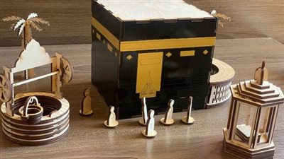 ما مشروعية تعليم مناسك العمرة عن طريق عمل مجسم للكعبة والطواف حولها؟