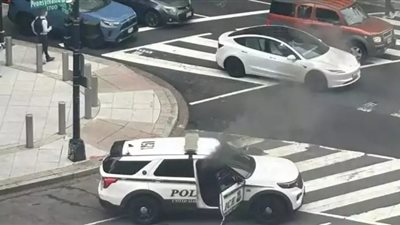 اشتعال سيارة تابعة للخدمة السرية خارج البيت الأبيض قبل لقاء ترامب ونتنياهو