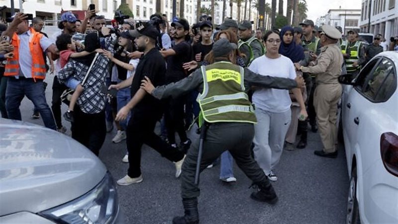 مظاهرات في المغرب