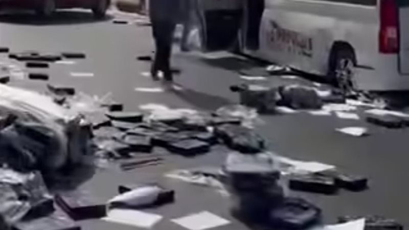 اثار الحادث