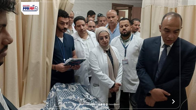 صورة للمصابين بالمستشفي