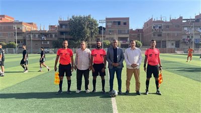 مدير عام الشباب والرياضة بالقليوبية يشهد فعاليات دور الثمانية لدوري الشباب